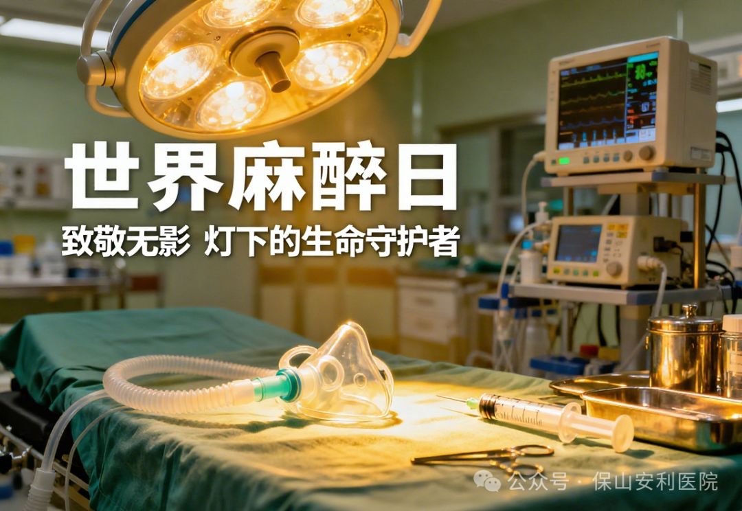 世界麻醉日丨致敬無影燈下的生命守護者！